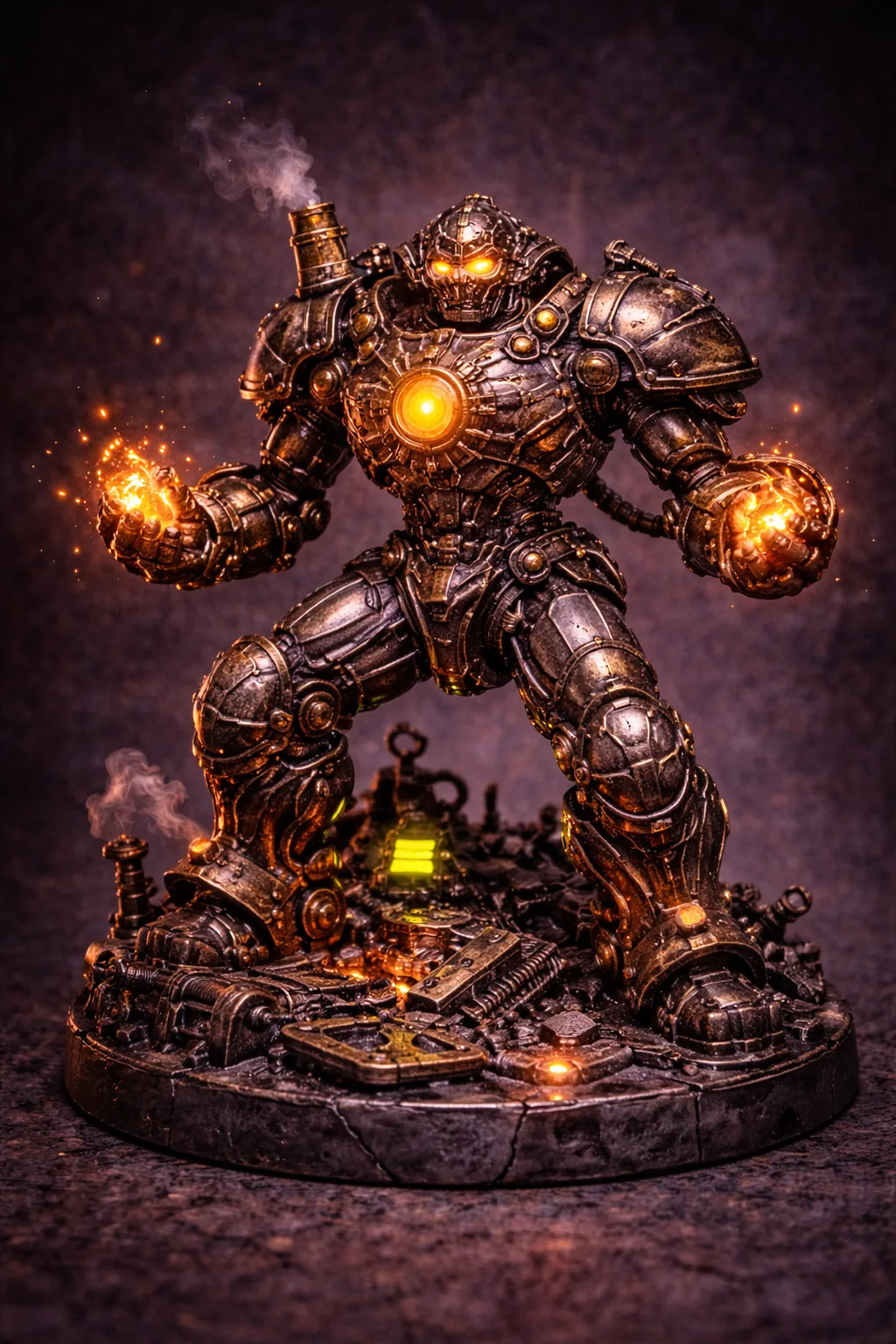Figura personalizada Golem — resina 3D pintada a mano